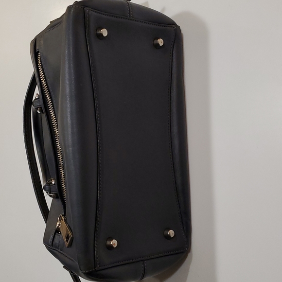 NWT Marc Jacobs West End Small Bauletto Satchel in Stormy Grey - Picture 8 of 12